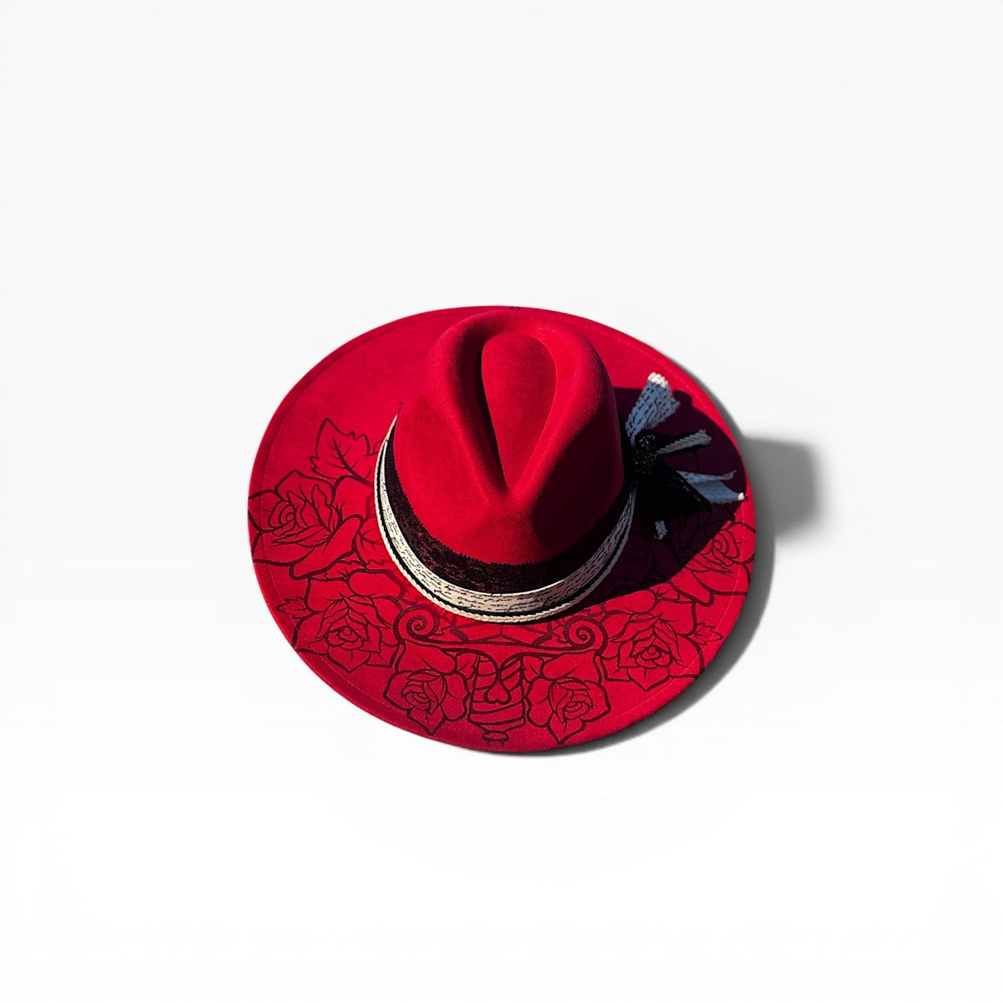 The Boundless Rose Vegan Suede Wide Brim Hat