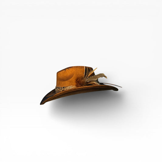 The Alpenglow Vegan Suede Wide Brim Hat