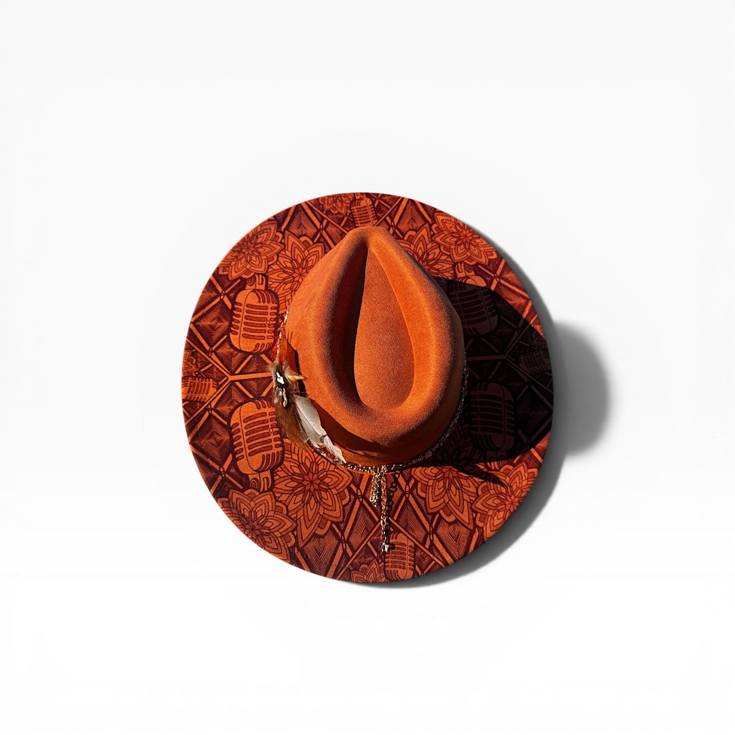 The Lucky 13 Vegan Suede Wide Brim Hat
