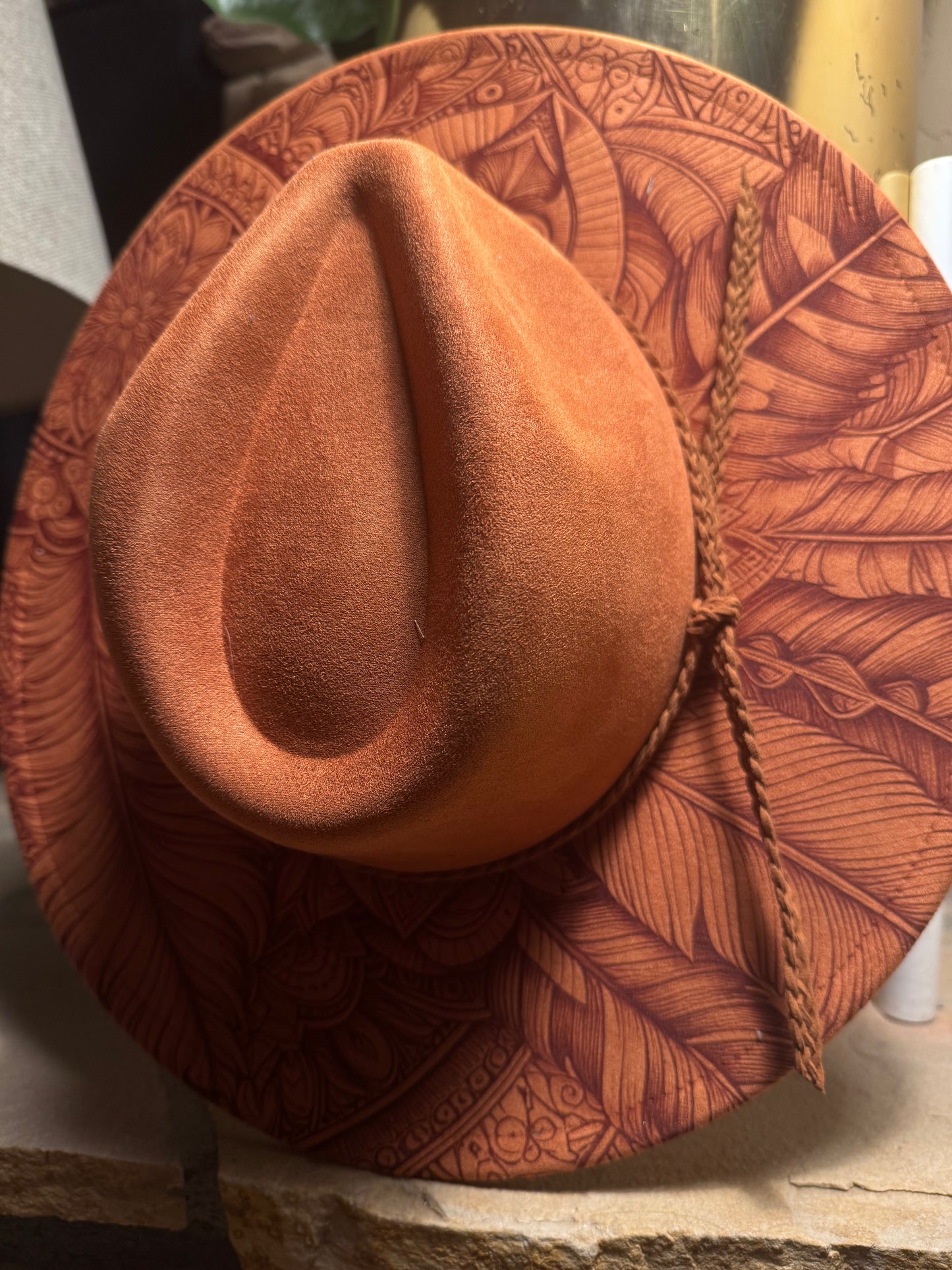 Wild Spirit Vegan Suede Wide Brim Hat