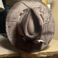 Rooted West Burned Vegan Suede Wide Brim Hat