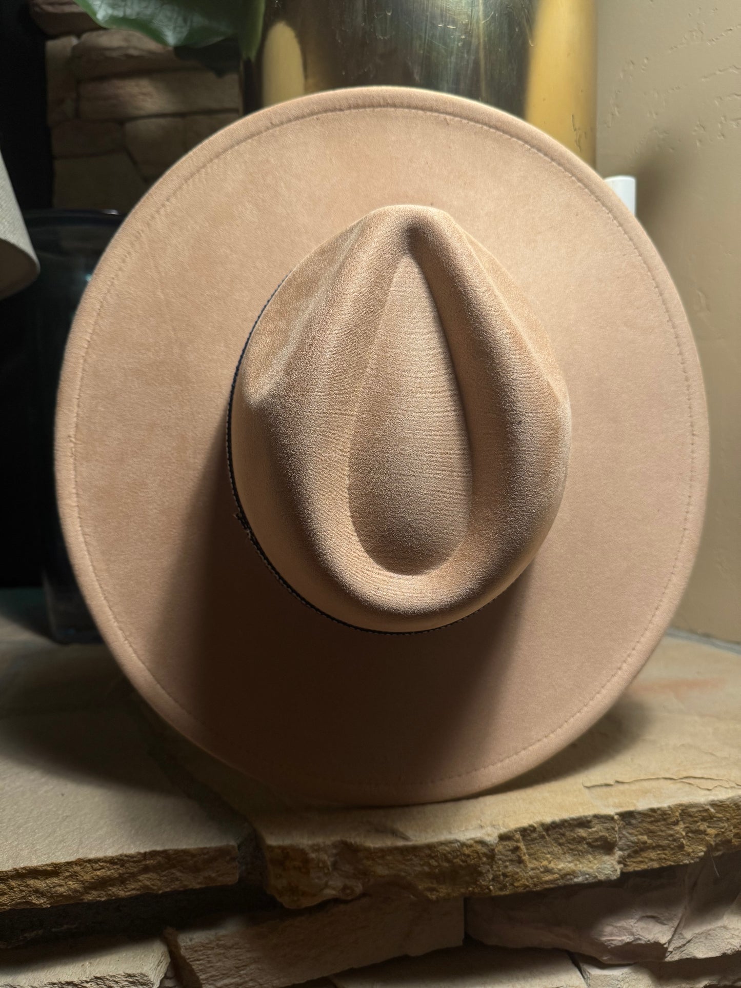Wild Spirit Vegan Suede Wide Brim Hat
