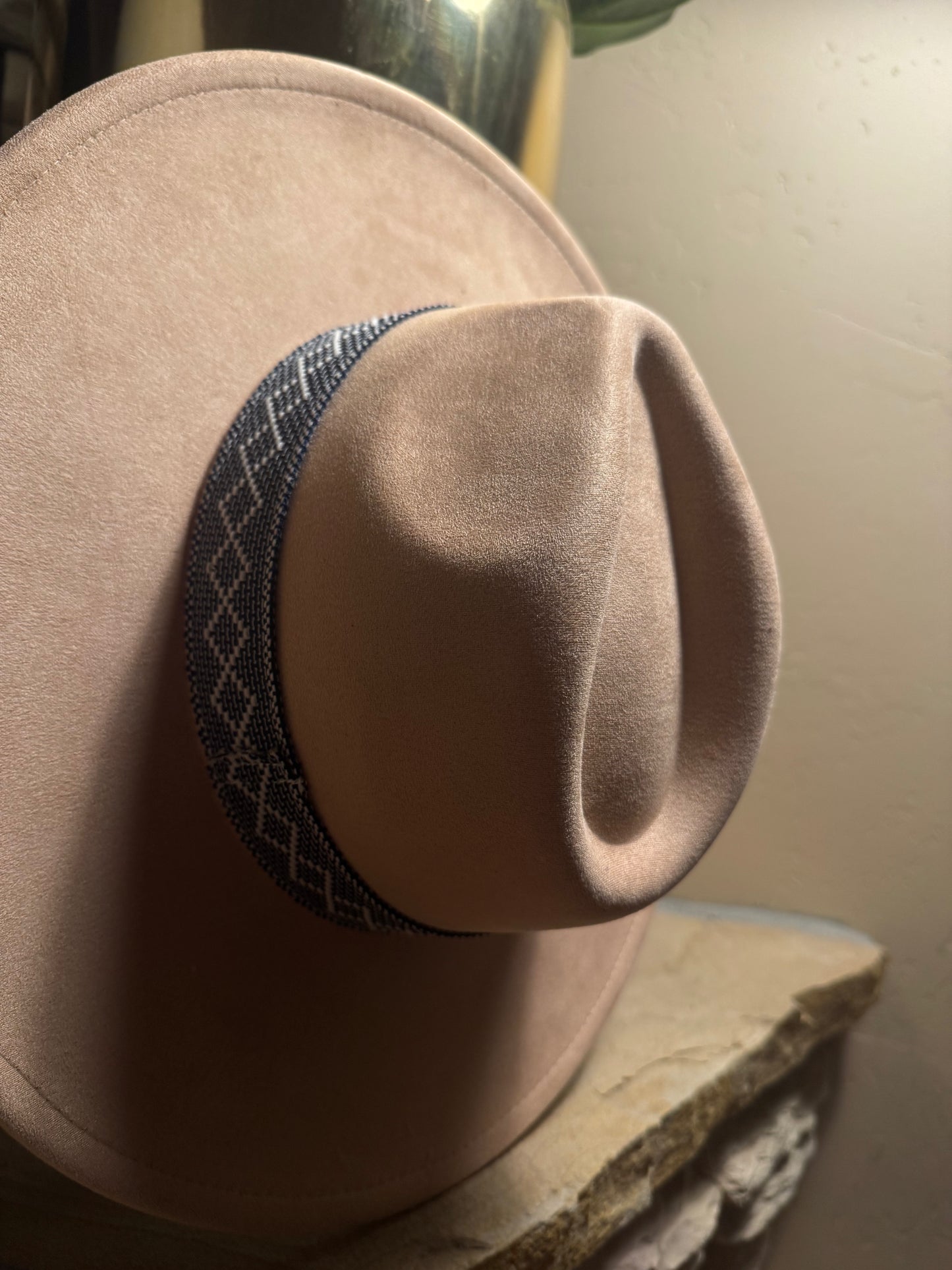 Wild Spirit Vegan Suede Wide Brim Hat