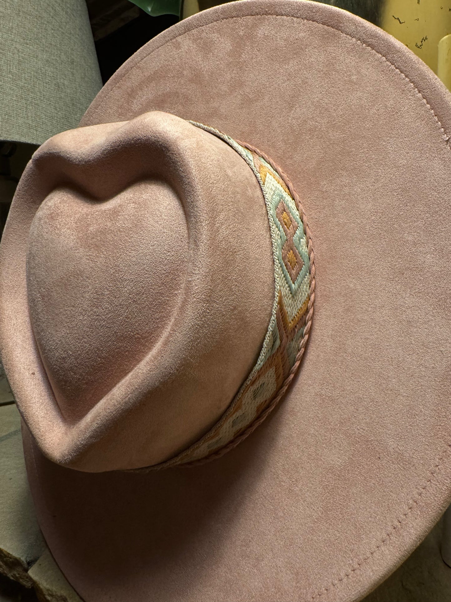 Wild & Rooted Vegan Suede Wide Brim Hat