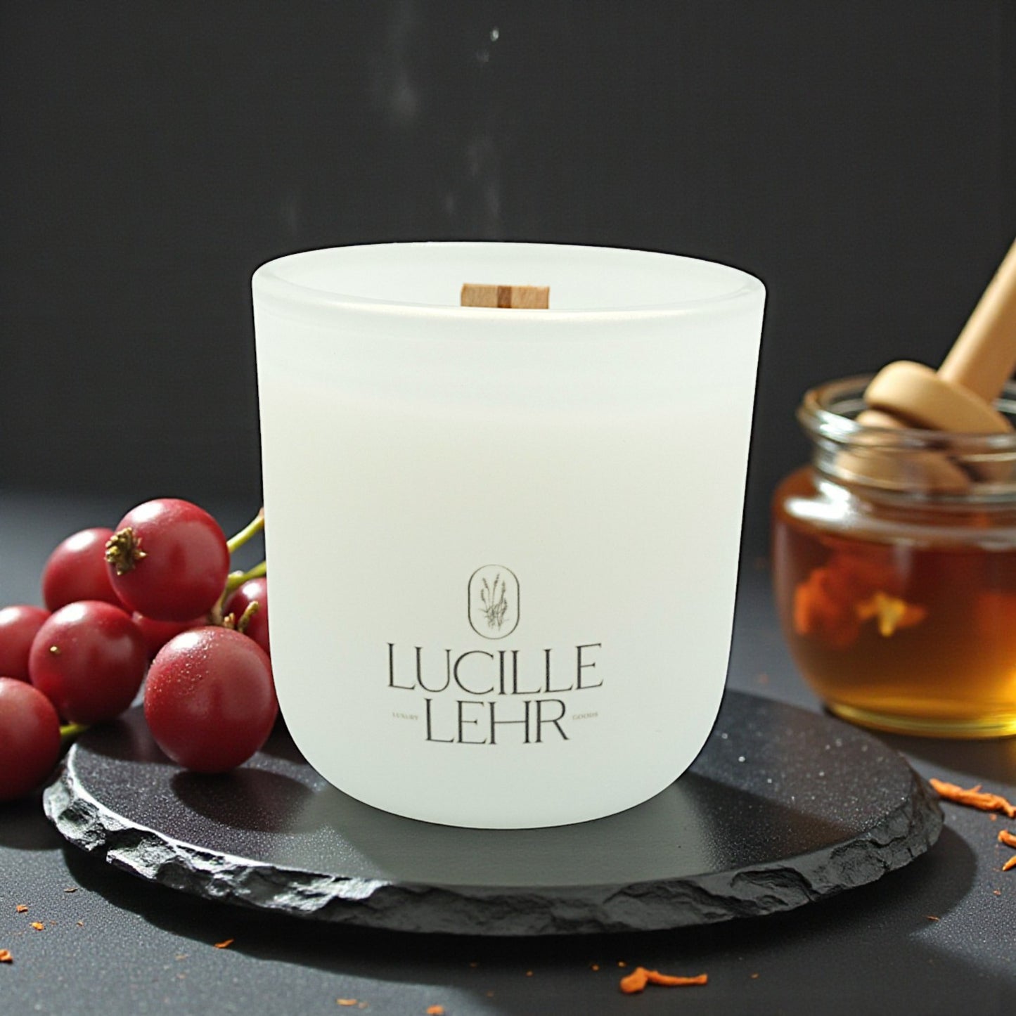 Maroon 10oz Candle